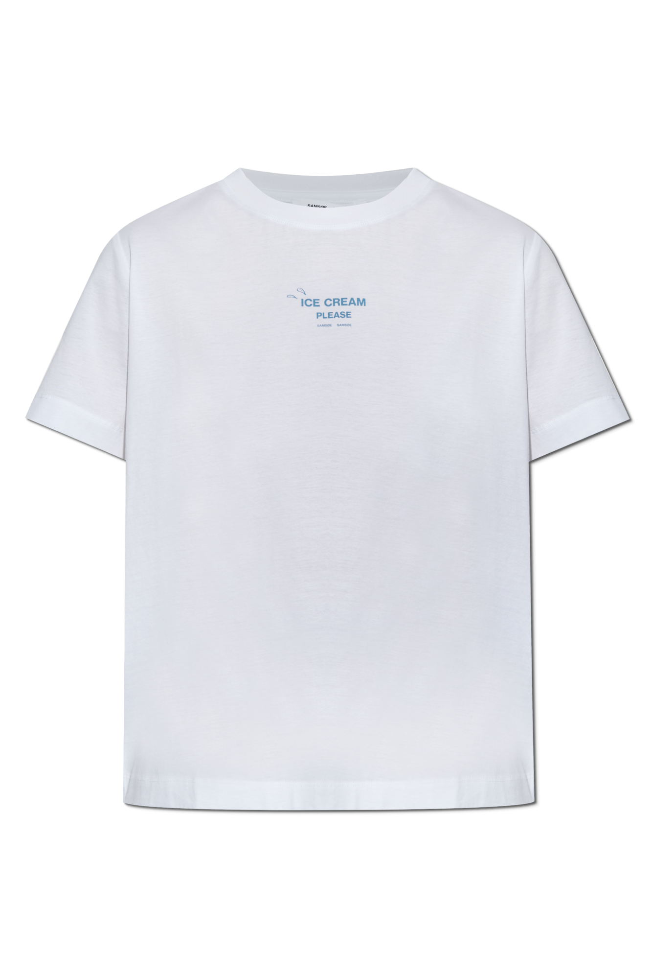 SAMSOE & SAMSOE アイスクリームTシャツ Sacamino ss t-shirt 15276 Ice Blue Jasper | Samsøe Samsøe®